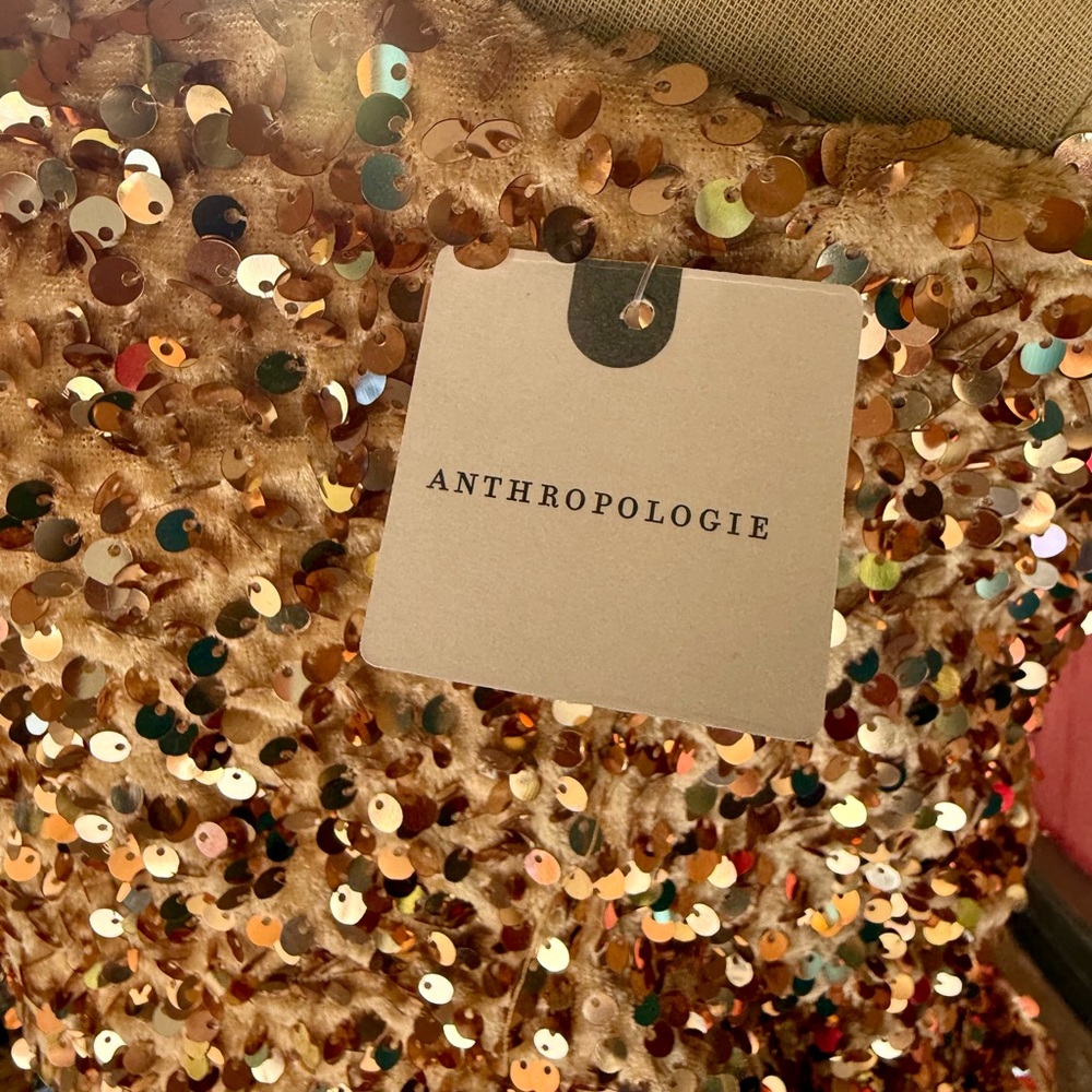 Anthropologie Sequin Tube Top - Picture 4 of 13